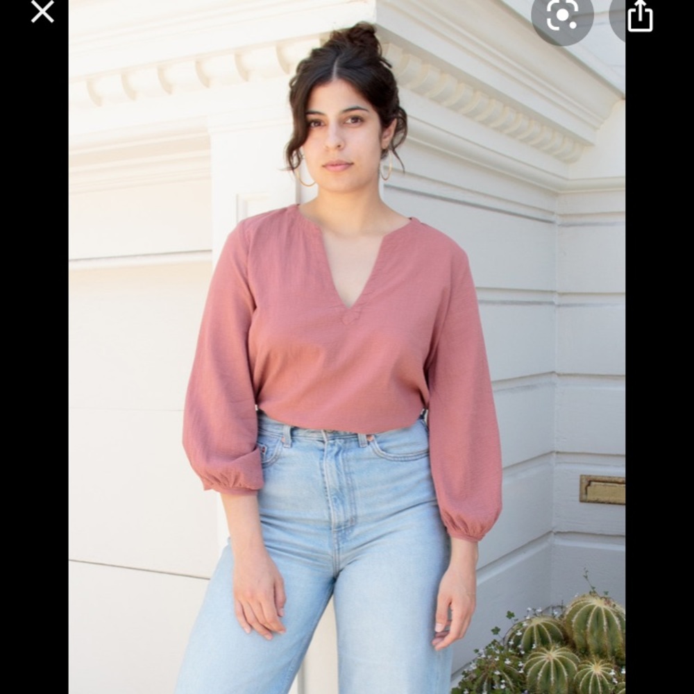 Curator SF Pumpkin blouse